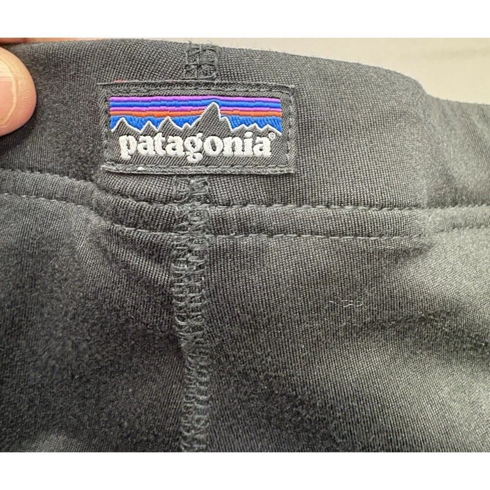 Patagonia Capilene Baselayer Black Legging Pants Youth Boys L 12 - Picture 6 of 9